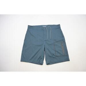 Mack Weldon Hybrid Stretch Board Shorts Geo Cargo Athletic Water Swim Mens Sz 36